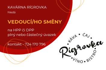 Do kavárny hledáme