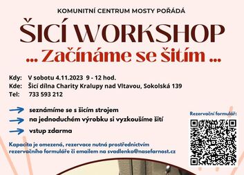 Workshop Začínáme se šitím